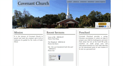 Desktop Screenshot of covenantchurchnc.com