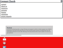 Tablet Screenshot of covenantchurchnc.com